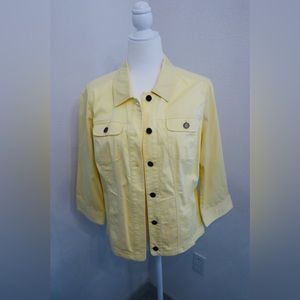 Christopher & Banks yellow jacket - Medium